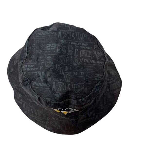Pittsburgh Penguins Reversible Bucket Hat Cap 4/11/23 SGA PPG Paints Arena NHL - Picture 10 of 12